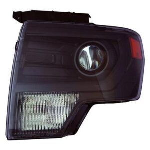 Head Lamp Driver Side Ford F150 2013-2014 Hid Black Trim High Quality , FO2518121