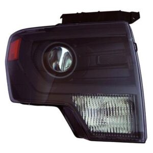 Head Lamp Passenger Side Ford F150 2013-2014 Hid Black Trim High Quality , FO2519121