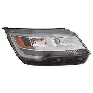 Head Lamp Passenger Side Ford Explorer Limited 2016-2018 Led Xlt/Limited/Platinum Model Without Logo High Quality , FO2519130