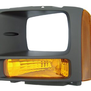 Side Marker Lamp Driver Side Ford F350 2005 Gray Trim Ring High Quality , FO2520182
