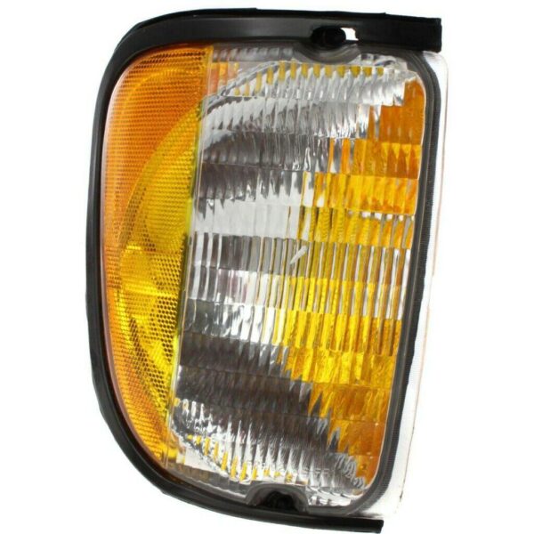Side Marker Lamp Passenger Side Ford Econoline 1992-2003 Amber/White Lens To 12/02/2002 , FO2521122 - Image 2