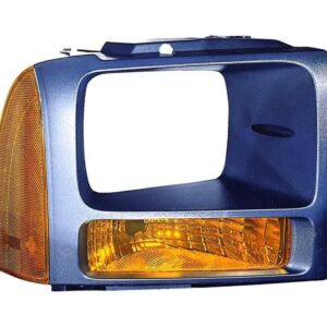 Signal Lamp Front Passenger Side Ford F350 2006-2007 With Black Trim Ring High Quality , FO2527104