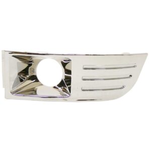 Fog Lamp Bezel Front Driver Side Ford Flex 2009-2012 Chrome , FO2598105
