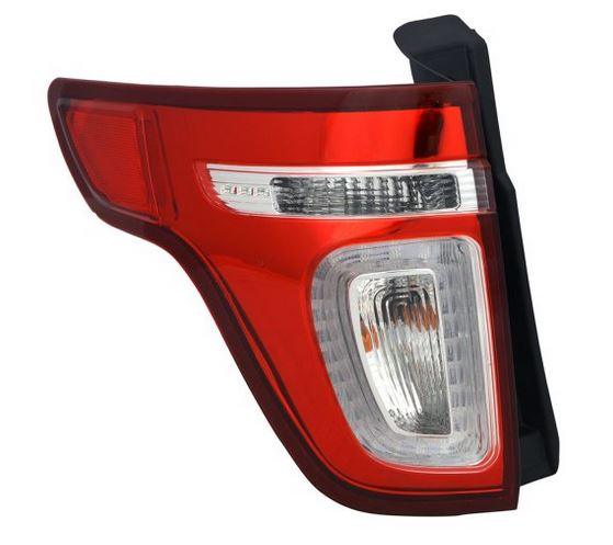 Tail Lamp Driver Side Ford Explorer Limited 2011-2015 Red Lens With Led High Quality , FO2800226