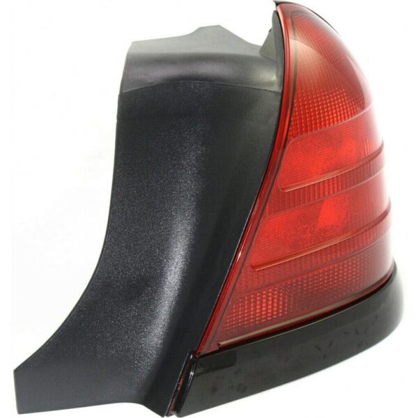 Tail Lamp Passenger Side Ford Crown Victoria 2001-2003 (Black Moulding Sport-2 Bulb-Red) High Quality , FO2801175 - Image 4