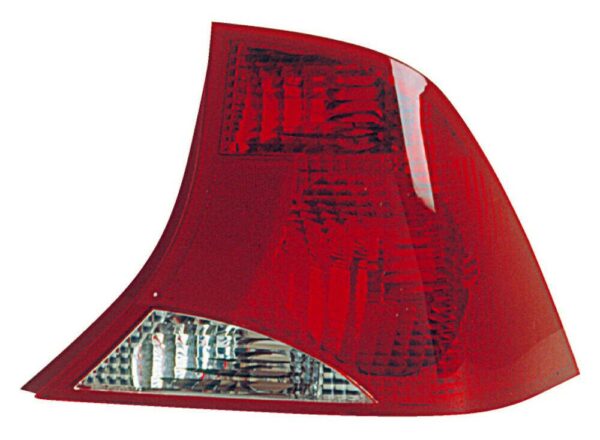 Tail Lamp Passenger Side Ford Focus 2003-2004 With Black Housing Sedan , FO2801198V - Image 2
