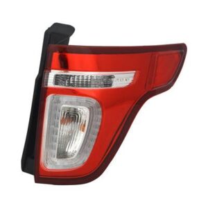 Tail Lamp Passenger Side Ford Explorer 2011-2015 Red Lens With Led High Quality , FO2801226