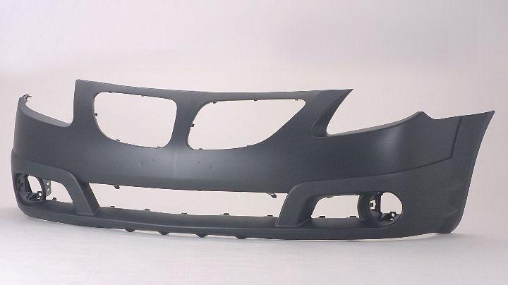 Bumper Front Pontiac Vibe 2005-2008 1 Piece Design Partial-Primed With Appearance Pkg , GM1000727