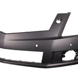 Bumper Front Upper Cadillac Srx 2010-2012 Primed With Sensor With Washer Hole Capa , GM1000914C