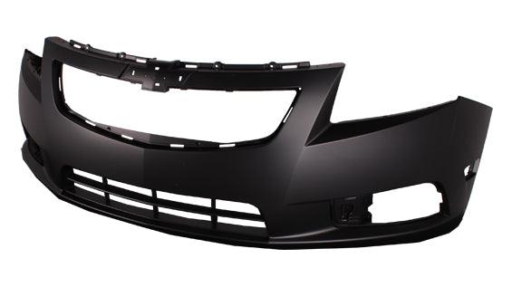 Bumper Front Chevrolet Cruze 2011-2014 Primed Ls/Lt/Ltz/Eco Without Chrome Trim For Rs Models With Lower Grille Bar , GM1000924