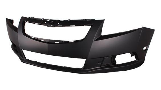 Bumper Front Chevrolet Cruze 2011-2014 Primed Lt/Ltz With Chrome Trim For Rs Models Without Lower Grille Bar Capa , GM1000925C