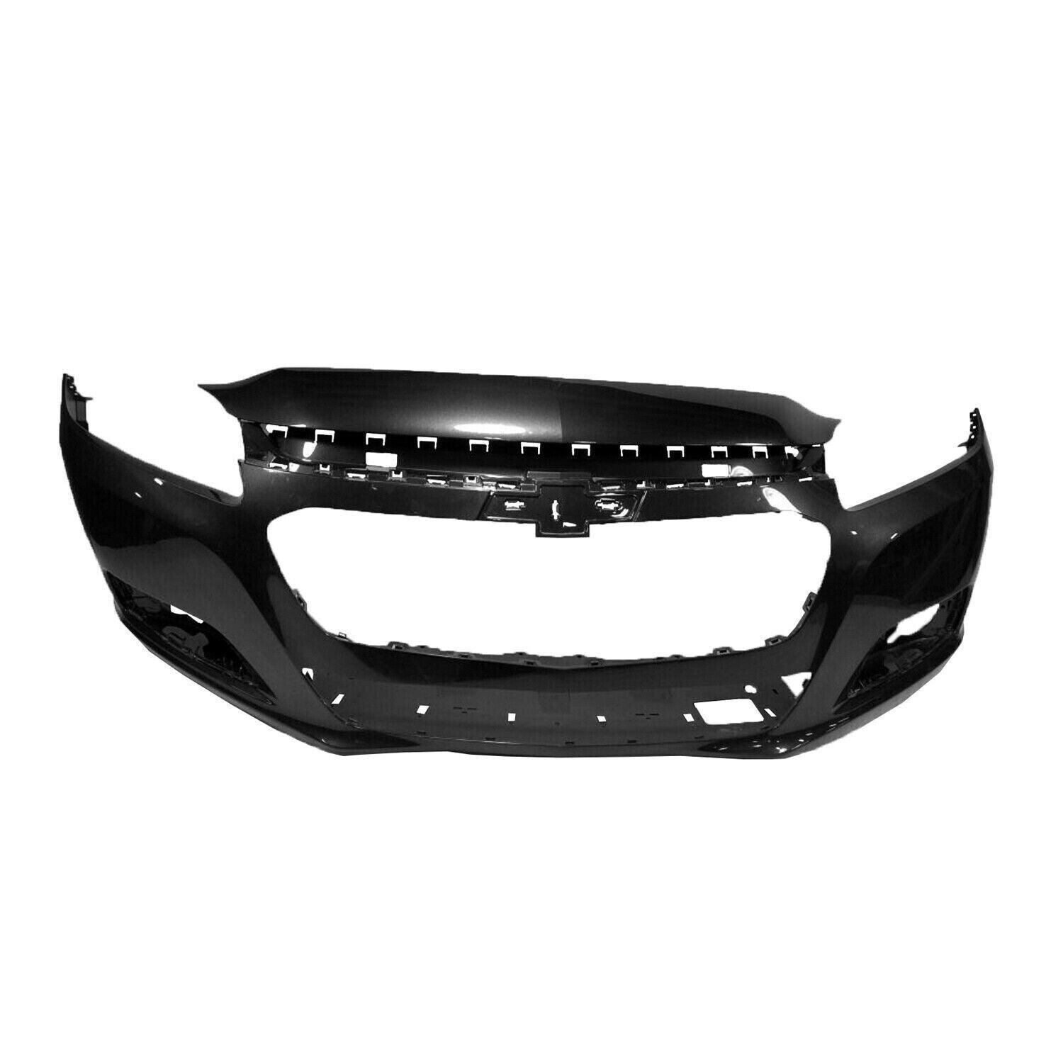 Bumper Front Chevrolet Malibu 2014-2015 Primed Without Bowtie Indentation Capa , GM1000962C