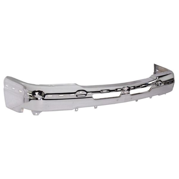 Bumper Face Bar Front Chevrolet Silverado 3500 2003-2006 Chrome Without Brackets , GM1002416 - Image 2