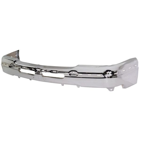 Bumper Face Bar Front Chevrolet Silverado 1500 2003-2006 Chrome Without Brackets , GM1002416 - Image 3