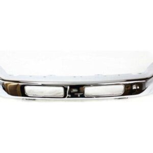 Bumper Face Bar Front Gmc Sierra Hybrid 2005-2007 Chrome With Bracket With Fog Lamp Hole , GM1002463