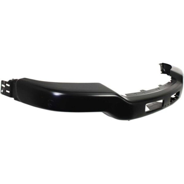 Bumper Front Gmc Sierra Hybrid 2005-2007 With Bracket/Two Air Openings Painted Black Steel , GM1002464 - Image 4