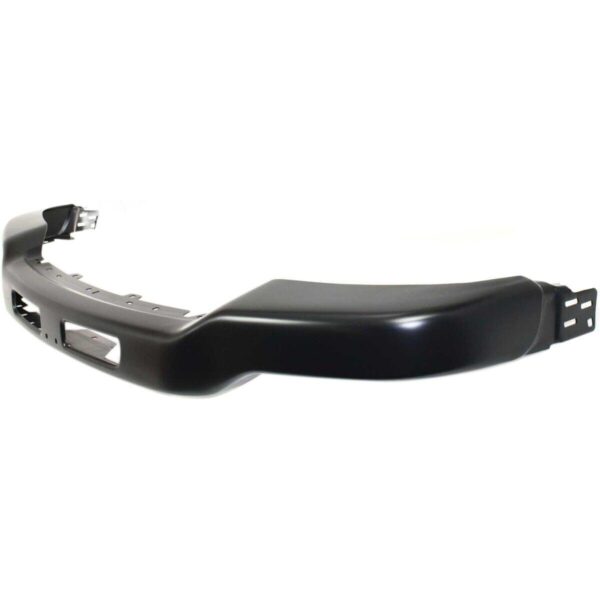 Bumper Front Gmc Sierra Hybrid 2005-2007 With Bracket/Two Air Openings Painted Black Steel , GM1002464 - Image 5