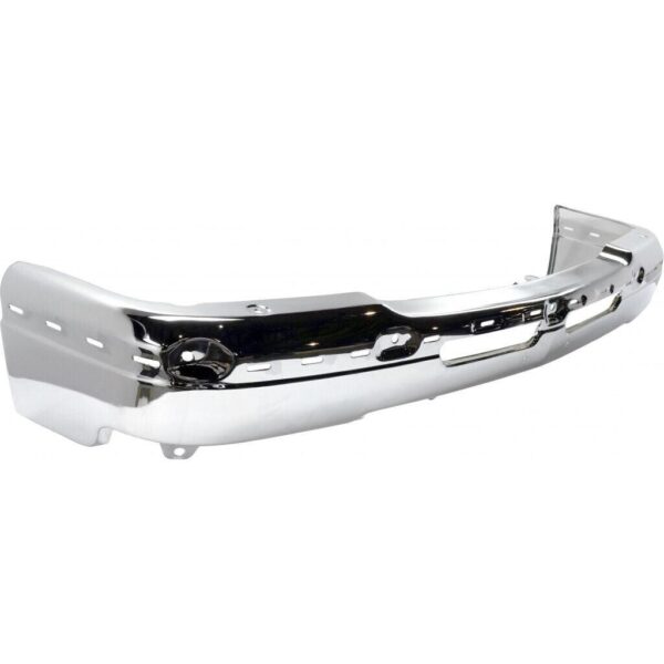 Bumper Face Bar Front Chevrolet Silverado 1500 2003-2006 Chrome With Bracket , GM1002822 - Image 4