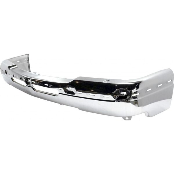 Bumper Face Bar Front Chevrolet Silverado 1500 2003-2006 Chrome With Bracket , GM1002822 - Image 5
