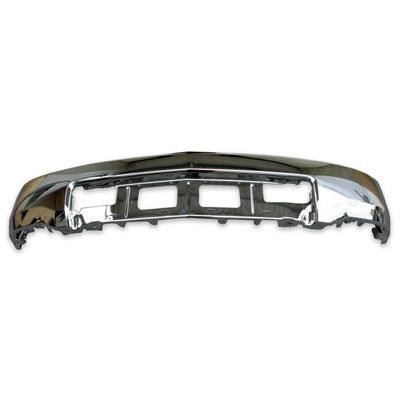 Bumper Face Bar Front Chevrolet Silverado 1500 2014-2015 Chrome Without Fog Lamp/Sensor , GM1002844 - Hunt Parts