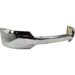 Bumper Face Bar Front Chevrolet Silverado 1500 2016-2018 Steel Chrome Without Fog Lamps/Sensors , GM1002860