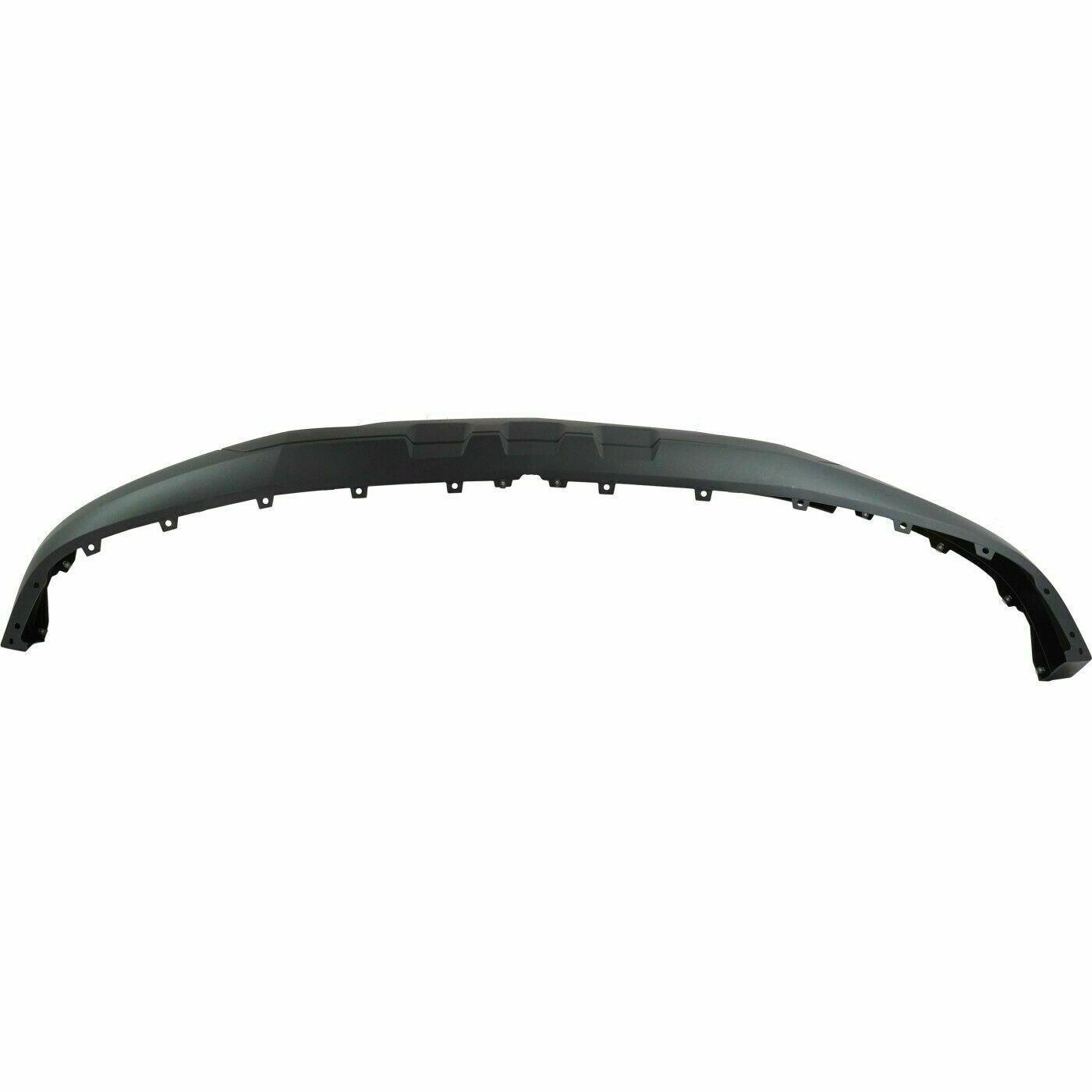 Bumper Lower Front Chevrolet Silverado 1500 2016-2018 Textured Without Tow Hook Hole/Chrome Insert Capa , GM1015134C