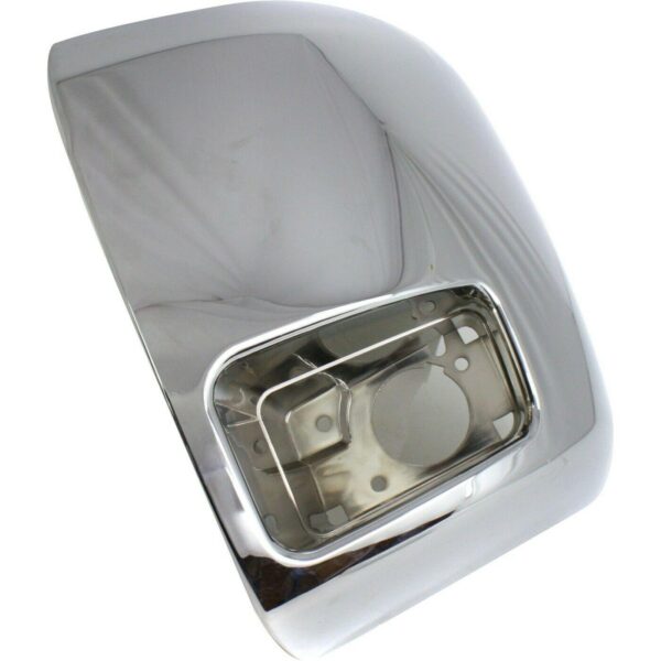 Bumper End Front Driver Side Chevrolet Silverado 2500 2007-2010 Chrome With Fog Lamp Hole , GM1016108 - Image 4