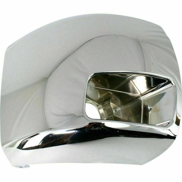 Bumper End Front Passenger Side Chevrolet Silverado 3500 2007-2010 Chrome With Fog Lamp Hole , GM1017108 - Image 2