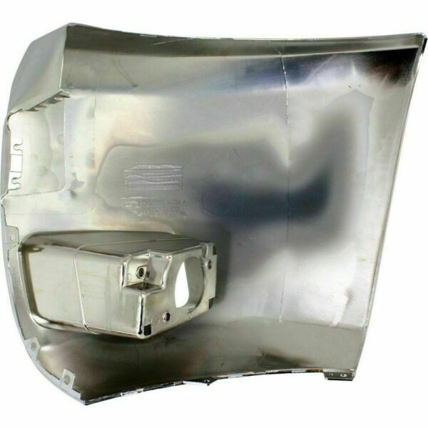 Bumper End Front Passenger Side Chevrolet Silverado 3500 2007-2010 Chrome With Fog Lamp Hole , GM1017108 - Image 5