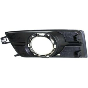 Fog Lamp Bezel Front Driver Side Cadillac Srx 2010-2016 With Chrome Molding , GM1038125