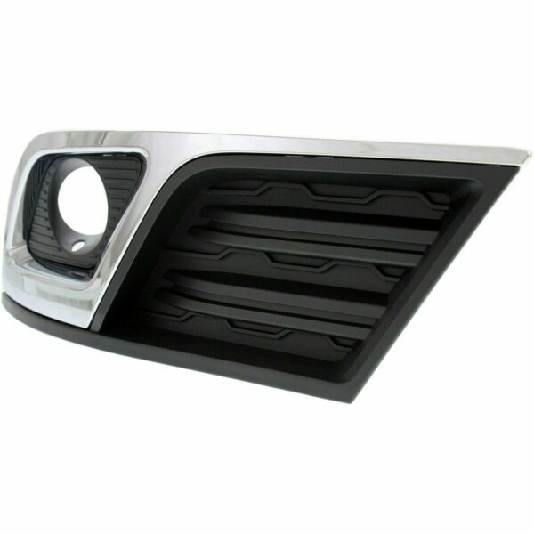 Fog Lamp Bezel Front Driver Side Chevrolet Traverse 2013-2017 Matte Black With Chrome Mldg Lt Model , GM1038148 - Image 3