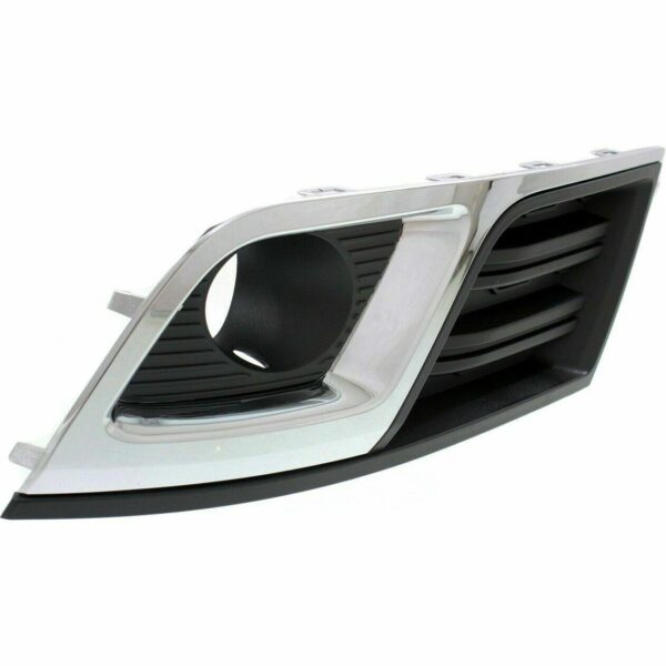 Fog Lamp Bezel Front Driver Side Chevrolet Traverse 2013-2017 Matte Black With Chrome Mldg Lt Model , GM1038148 - Image 4