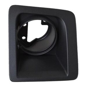 Fog Lamp Bezel Front Driver Side Gmc Sierra 1500 2014-2015 Textured Black , GM1038169