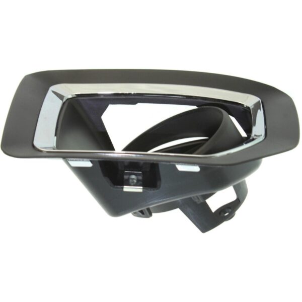 Fog Lamp Bezel Front Driver Side Gmc Sierra 2500 2015-2019 Chrome/Black , GM1038203 - Image 4