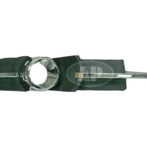 Grille Lower Outer Passenger Side Chevrolet Malibu 2008-2012 With Fog Lamp Hole Chrome/Black Lt/Ltz , GM1039115