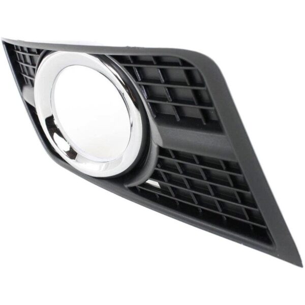 Fog Lamp Bezel Front Passenger Side Cadillac Srx 2010-2016 With Chrome Molding , GM1039125 - Image 2