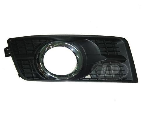 Fog Lamp Bezel Front Passenger Side Cadillac Srx 2010-2016 With Chrome Molding , GM1039125