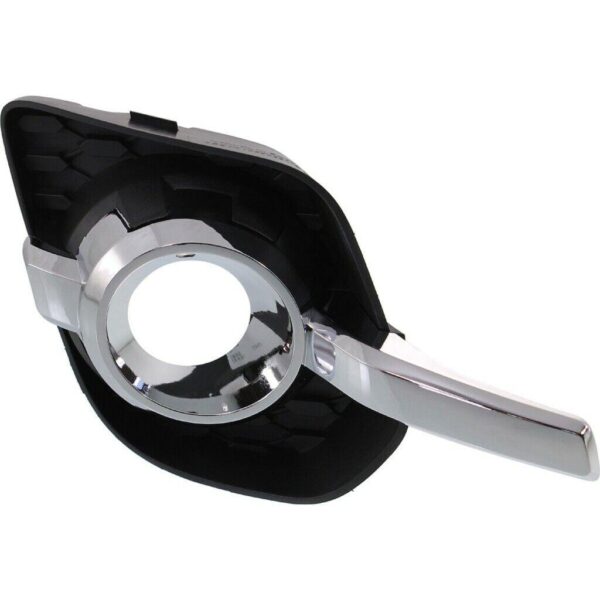 Fog Lamp Bezel Front Passenger Side Chevrolet Equinox 2010-2015 With Chrome Moulding Lt/Ltz , GM1039127 - Image 5
