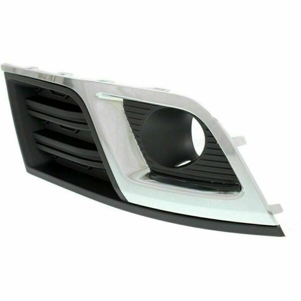 Fog Lamp Bezel Front Passenger Side Chevrolet Traverse 2013-2017 Matte Black With Chrome Mldg Lt Model , GM1039148 - Image 3