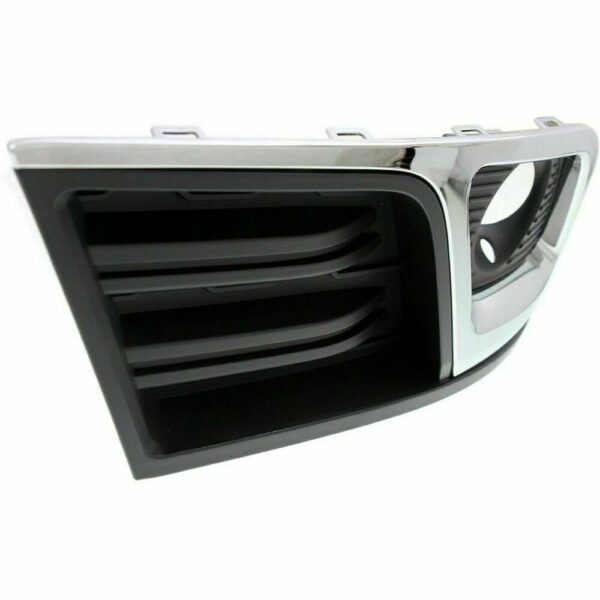 Fog Lamp Bezel Front Passenger Side Chevrolet Traverse 2013-2017 Matte Black With Chrome Mldg Lt Model , GM1039148 - Image 4