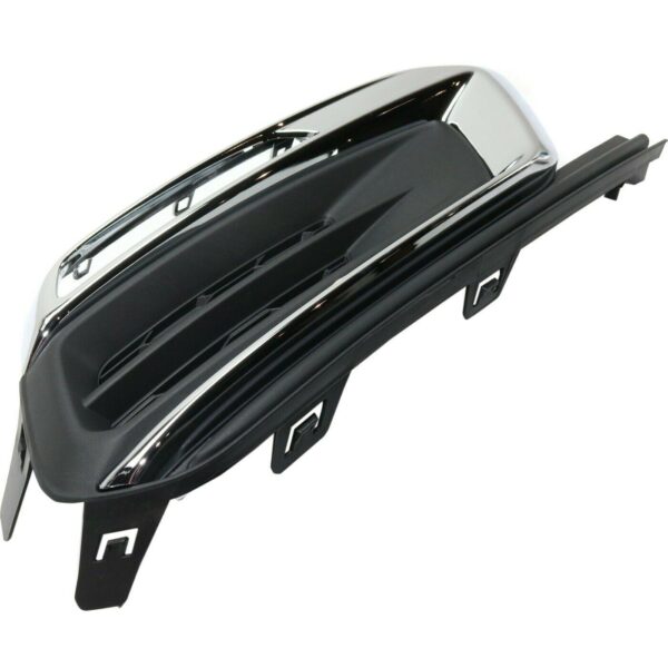 Fog Lamp Cover Front Passenger Side Chevrolet Cruze 2015 Black With Chrome Trim Exclude Rs Sport , GM1039184 - Image 2