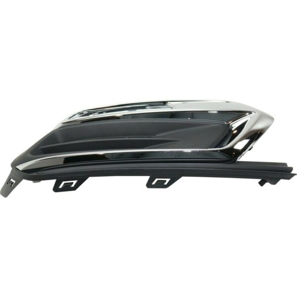 Fog Lamp Cover Front Passenger Side Chevrolet Cruze 2015 Black With Chrome Trim Exclude Rs Sport , GM1039184 - Image 4