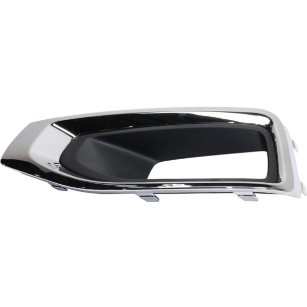 Fog Lamp Bezel Front Passenger Side Gmc Yukon Denali 2015-2020 Chrome/Textured , GM1039187 - Image 4