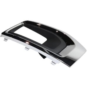 Fog Lamp Bezel Front Passenger Side Gmc Yukon 2015-2020 Chrome/Textured , GM1039187