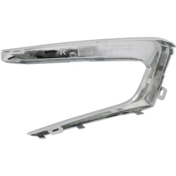 Daytime Running Lamp Trim Passenger Side Chevrolet Malibu 2016-2018 Chrome L/Ls Model For Use Without Drl , GM1039196 - Image 5