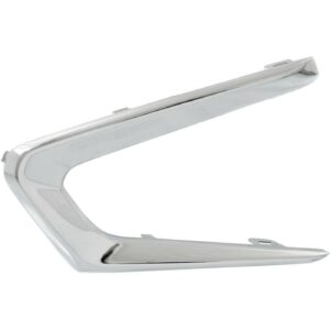 Daytime Running Lamp Trim Passenger Side Chevrolet Malibu 2016-2018 Chrome L/Ls Model For Use Without Drl , GM1039196