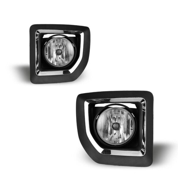 Fog Lamp Bezel Front Passenger Side Gmc Sierra 3500 2015-2019 Chrome/Black , GM1039203 - Image 3