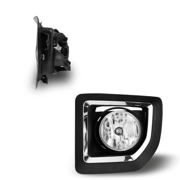 Fog Lamp Bezel Front Passenger Side Gmc Sierra 3500 2015-2019 Chrome/Black , GM1039203 - Image 5