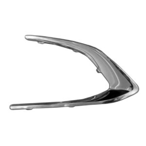 Fog Lamp Trim Front Passenger Side Chevrolet Cruze Hatchback 2019 Chrome Exclude Rs Model , GM1039237