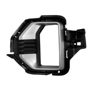 Fog Lamp Bezel Front Passenger Side Gmc Canyon 2021-2022 Gray With Black , Gm1039278 - Hunt Parts